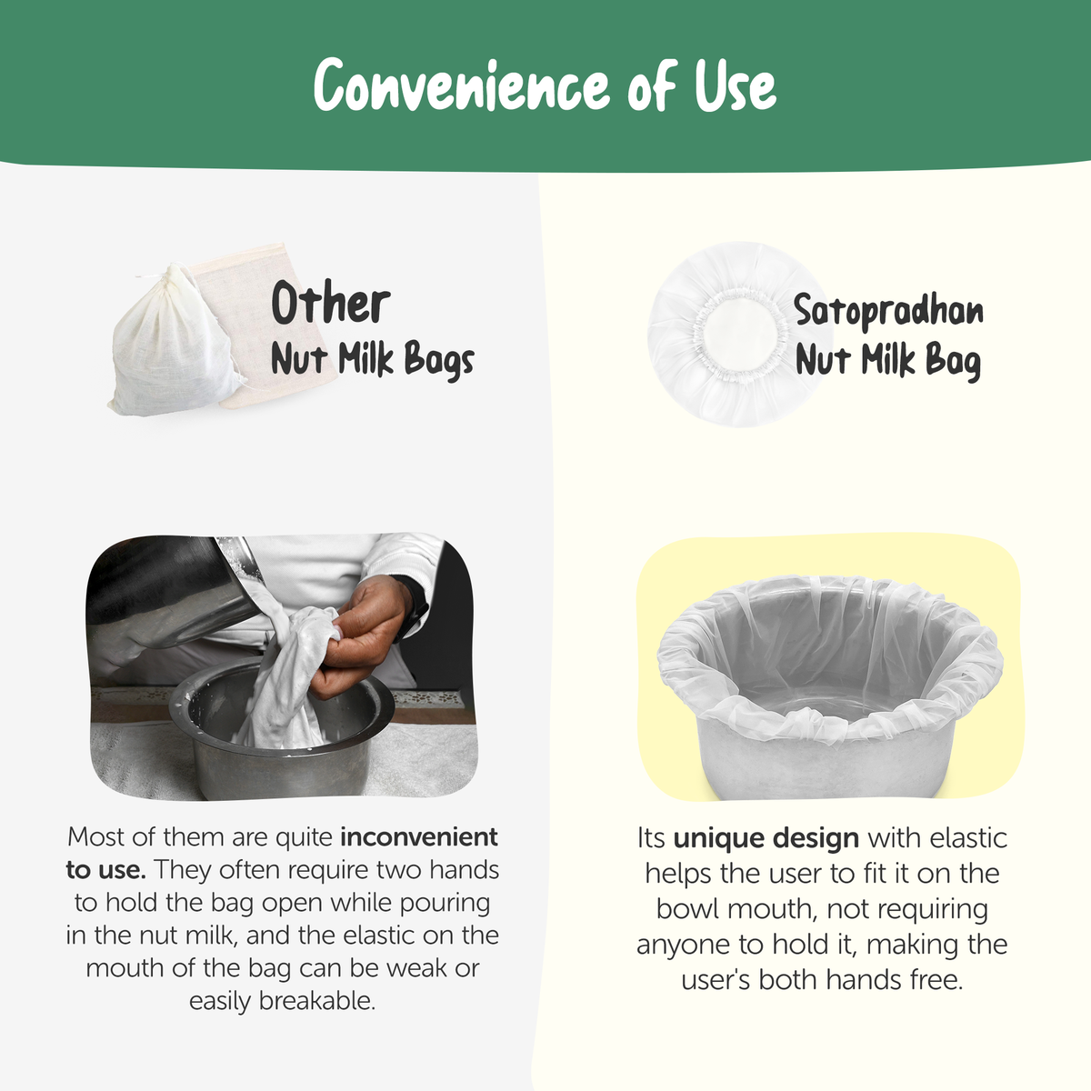 convenience of use