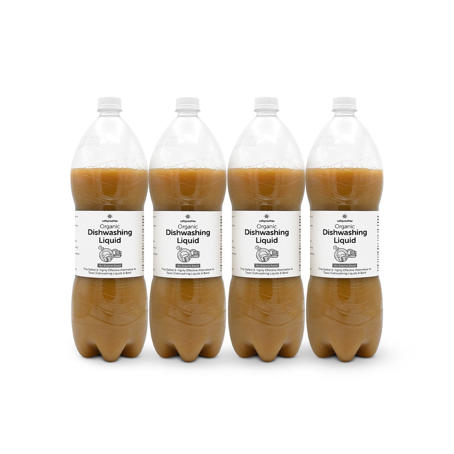Organic Dishwashing Liquid - Set of 4