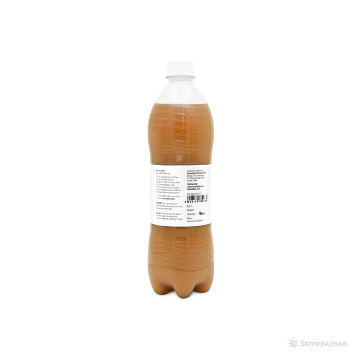 Herbal Fruit & Vegetable Wash 750ml - Organic, Natural Disinfectant with Tulsi & Moringa for pesticide removal and flavor restoration