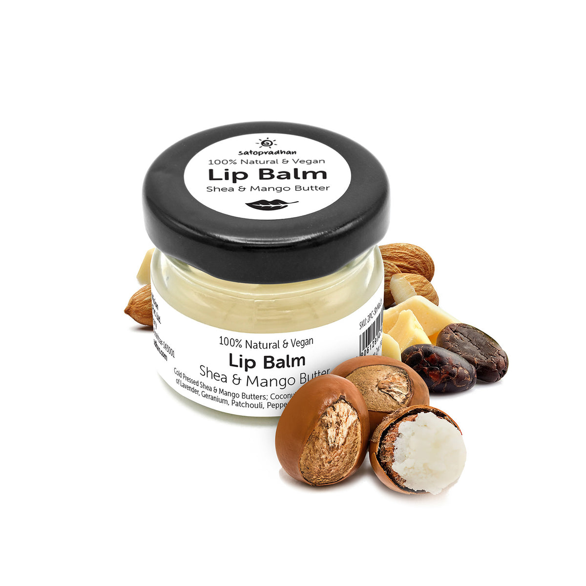 Lip balm made with all natural ingredients helps in soften and hydrating the lips