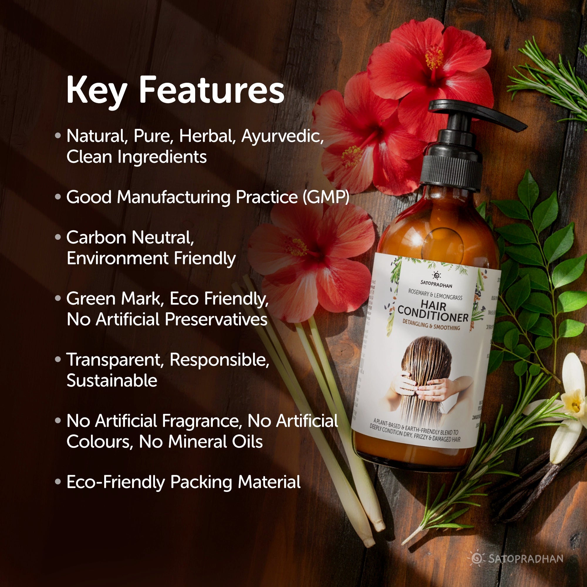 Moisturizing Hair Conditioner 200ml | Post Wash Hair Conditioner | Nourishes & Detangles Hair | Best for Dry & Damaged Hair