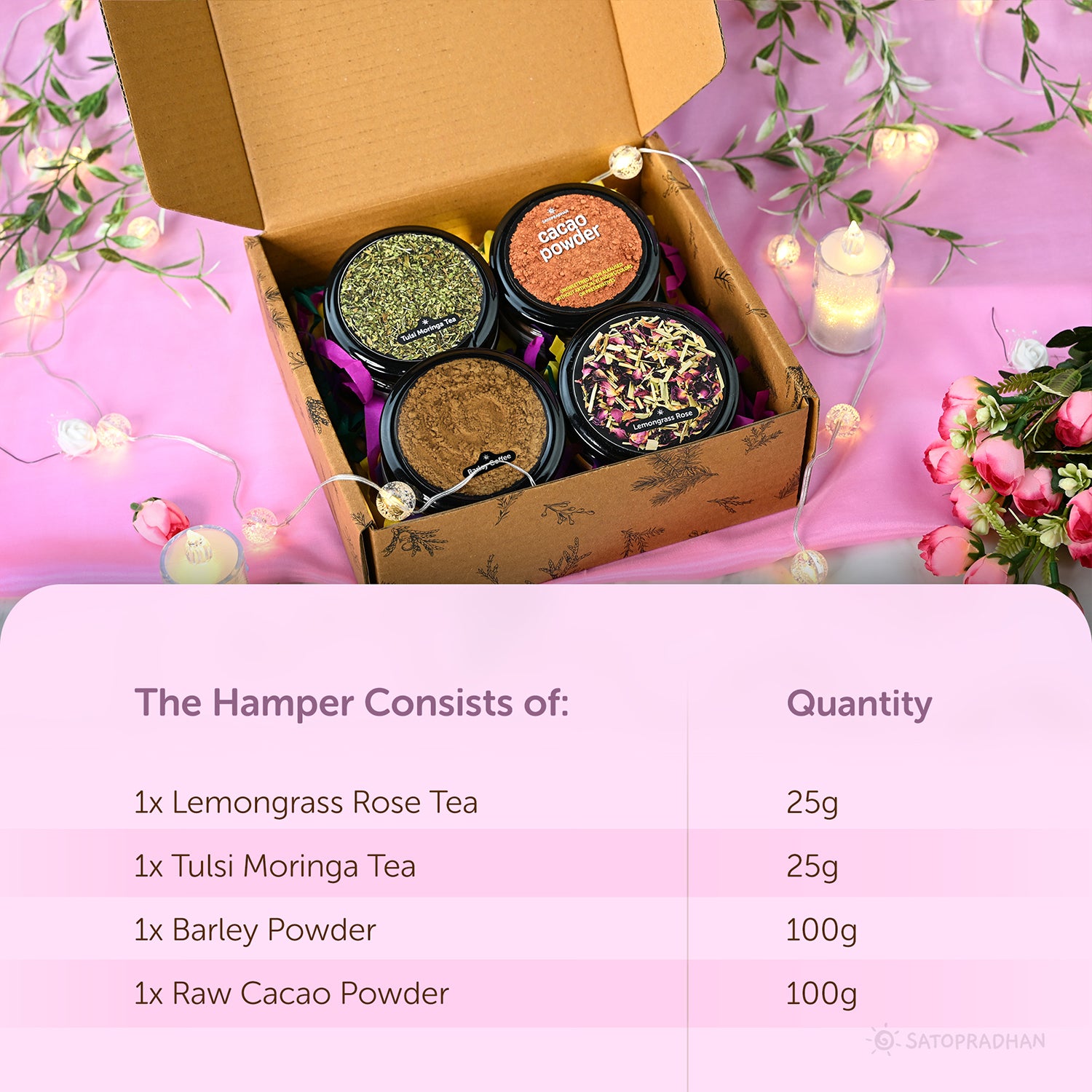 Tea Coffee Alternates | Healthy Substitutes | Organic & Caffeine-free - A Satvic Gift Hamper