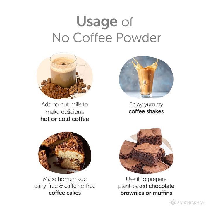 usage of non caffeinated coffee powder