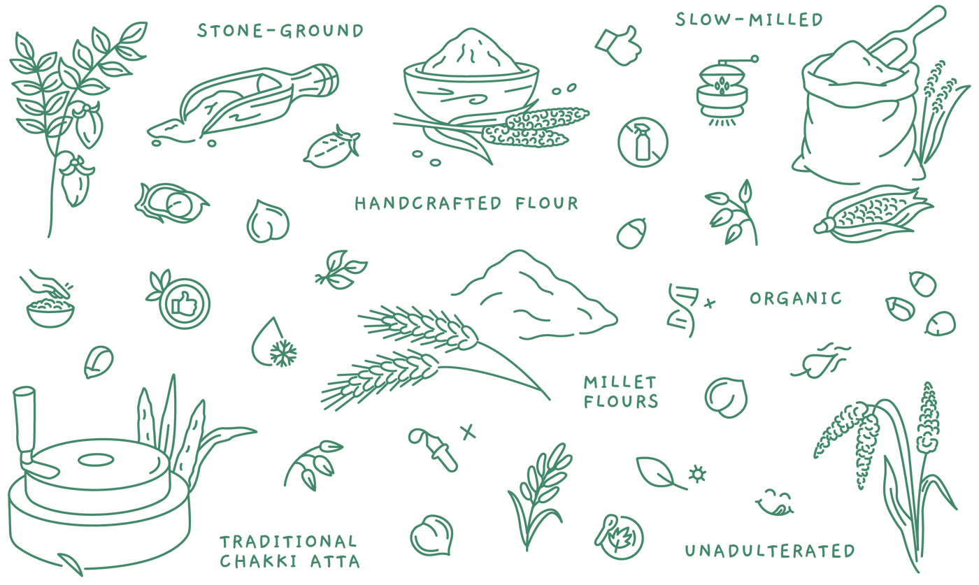 Stone-Ground Slow-Milled Flours