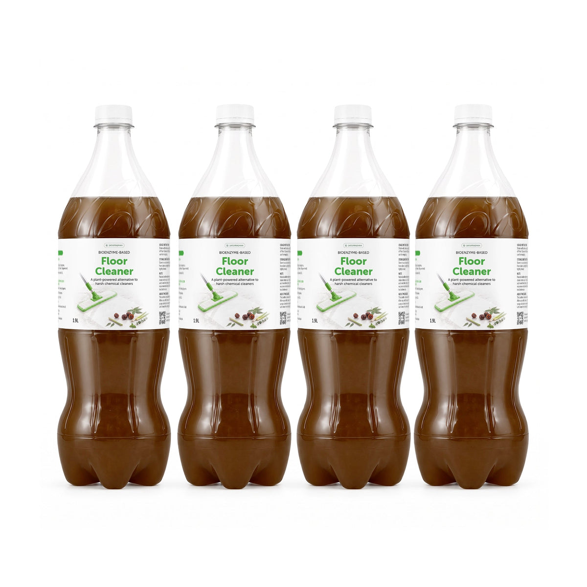 Bio-Enzyme Floor Cleaner Bundle (4 × 1.9 L) - Satopradhan