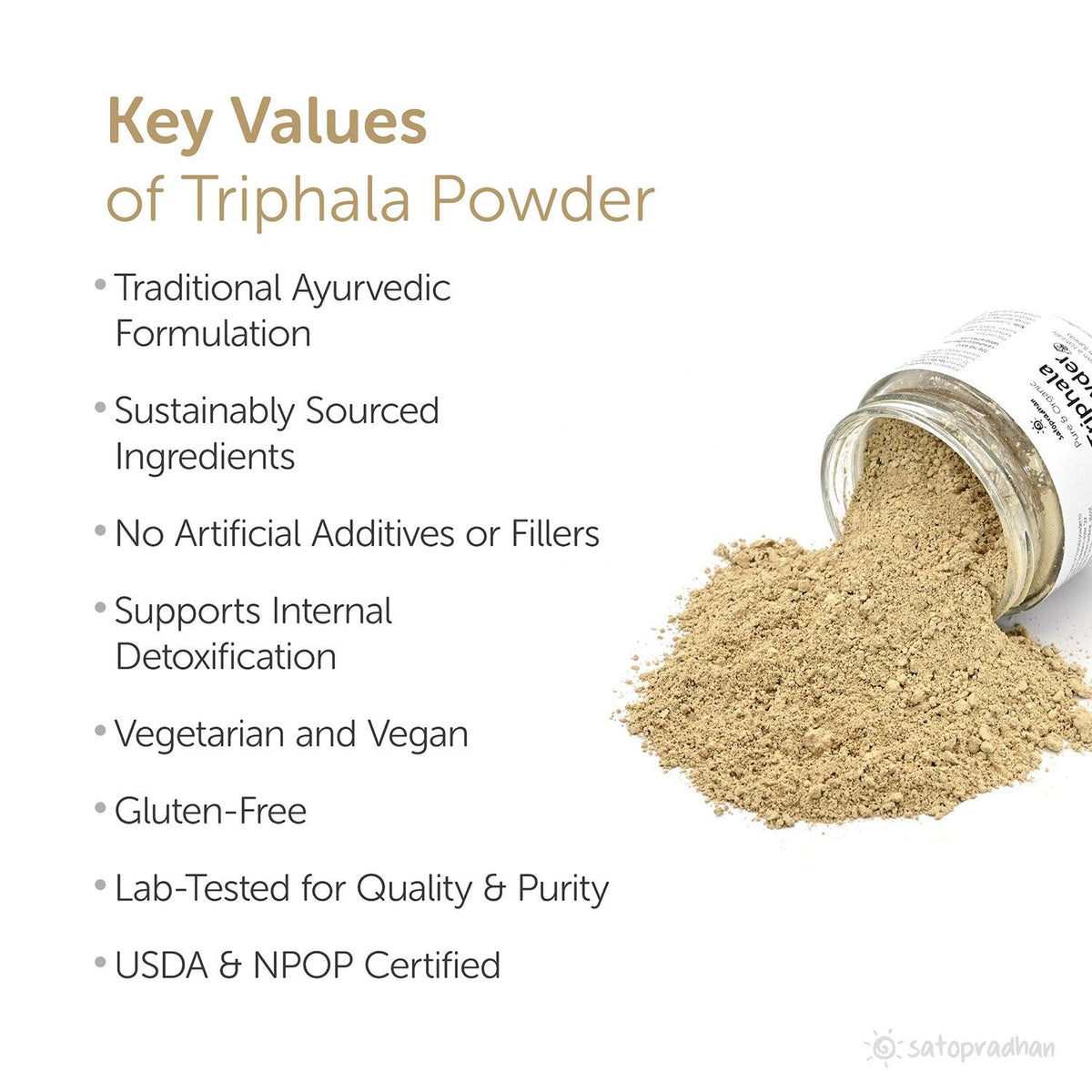 Traditional Ayurvedic Formulation, Sustainably Sourced Ingredients, No Artificial Additives or Fillers, Supports Internal Detoxification, Vegetarian and Vegan, Gluten-Free, Lab-Tested for Quality & Purity, USDA & NPOP Certified