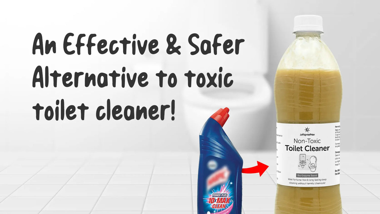 A Greener Way to Clean Your Toilet | Bio Enzyme Toilet Cleaner