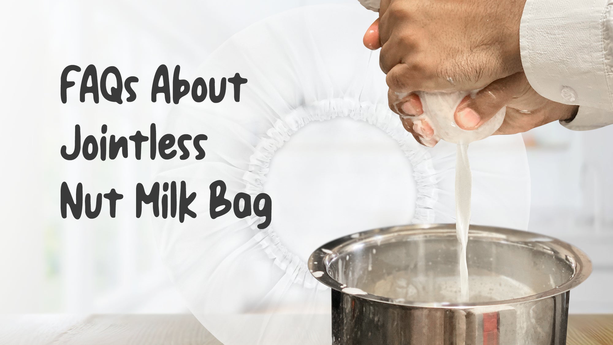 Satopradhan Jointless Nut Milk Bag – A Versatile Kitchen Tool To Make Plant Based Milks Easily at Home!