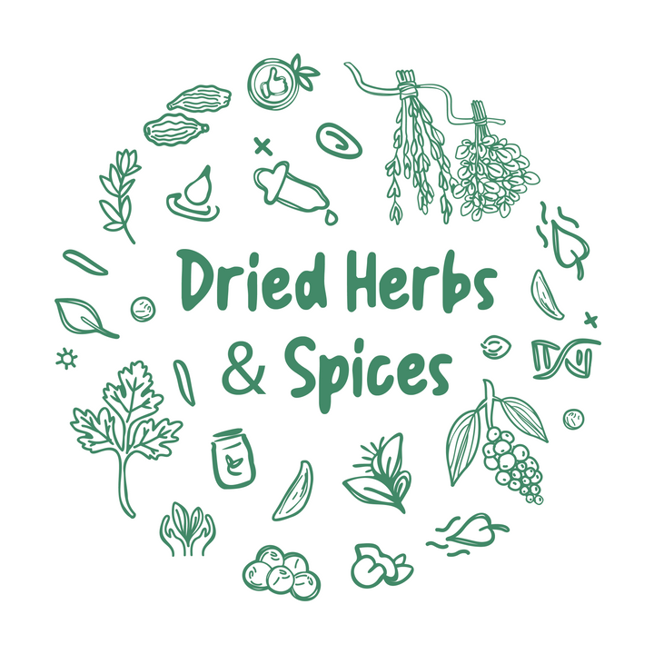 dried herbs and spices