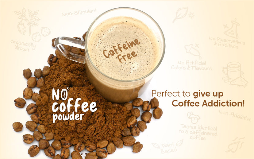 organic caffeine free coffee powder