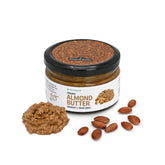 Sweetened Almond Butter Crunchy - 200g | Made with Organically Grown Almonds | All Natural, Gluten-Free & Vegan | Keto-Friendly Nut Butter