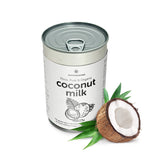 Unsweetened Pure Coconut Milk 400ml (18% Fat) - Made with Fresh Coconut Flesh and Water - No Sugar, Additives or Emulsifiers - Prepared Without Heat to Retain Nutrients - Plant-Based & Preservative-Free