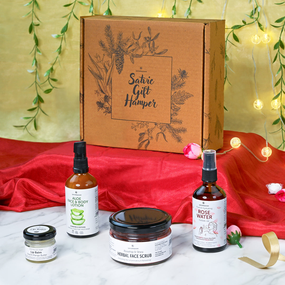 Natural Skin Care Gift Hamper | Pure, Authentic & Vegan Gift Hamper | Hydrates and Nourishes Your Skin