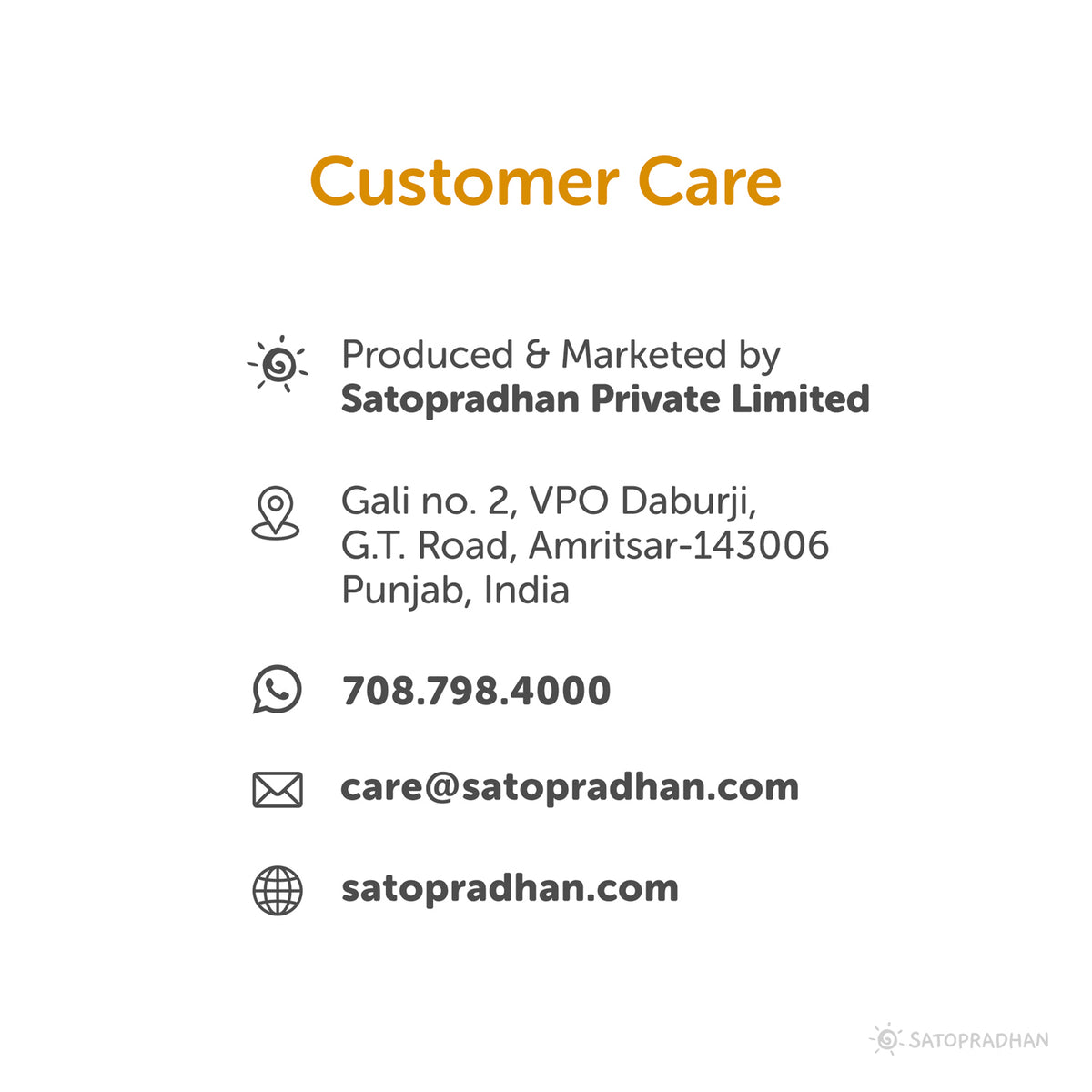 customer care
