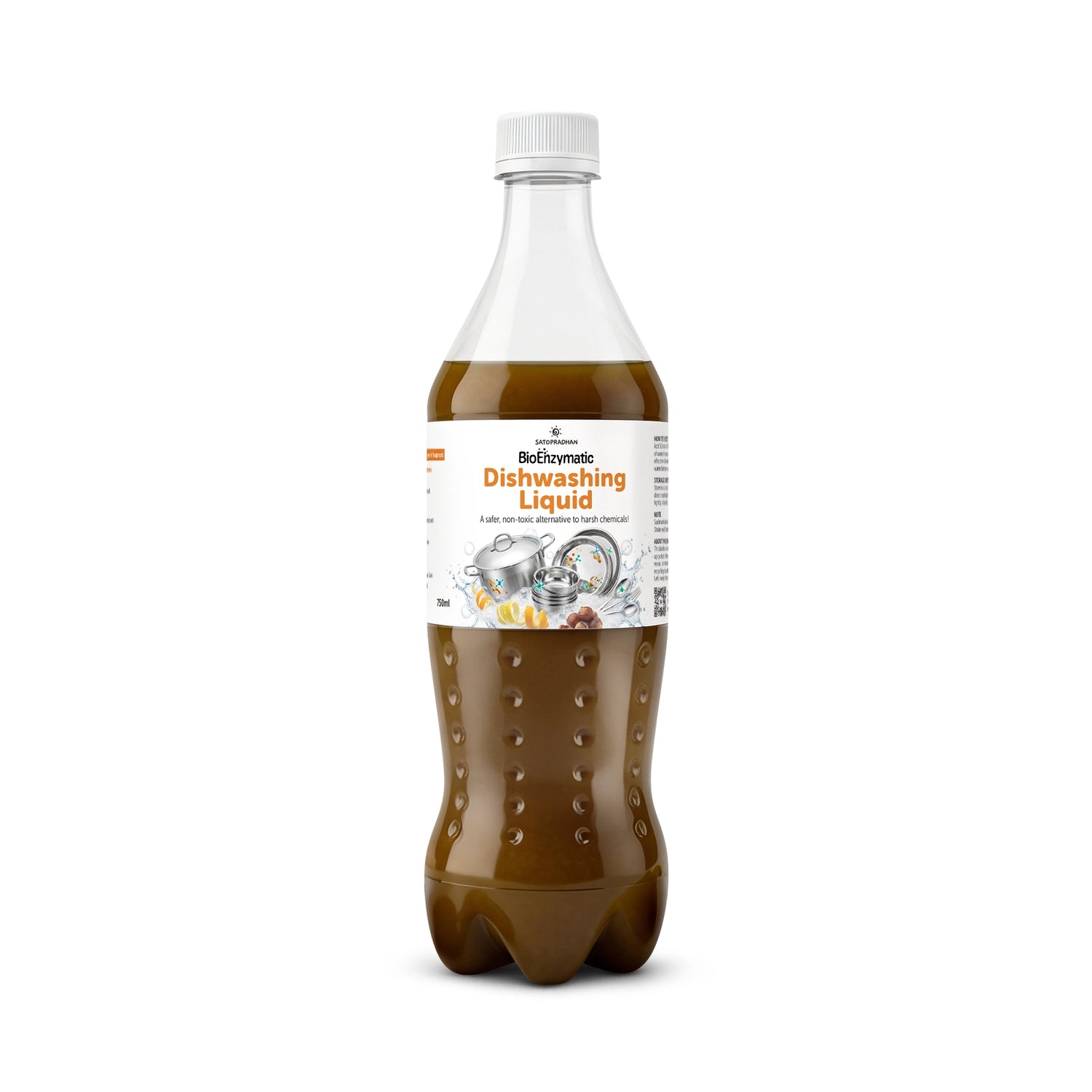 Bio Enzyme Dishwashing Liquid 750ml/1.9L - Natural & Non-Toxic - Safe for Baby Bottles