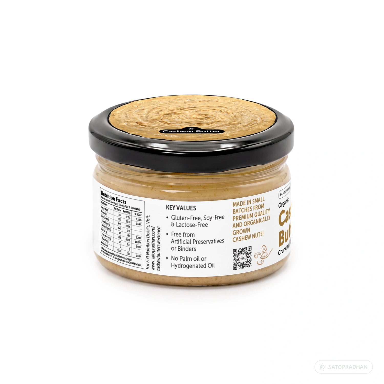 Organic Cashew Butter 200g - Creamy Nut Butter Spread