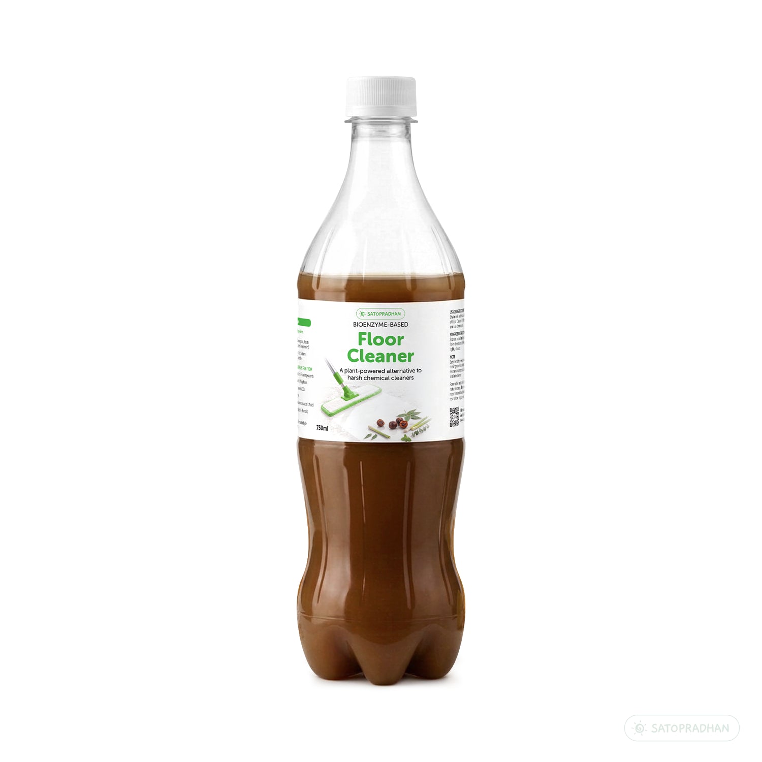 Eco Friendly Floor Cleaner 750ml & 1.9L - Herbal Bio Enzyme Floor Cleaner - Organic, Non-Toxic & Pet-Friendly - Eco Floor Cleaner - Plant-Based Surface Cleaner