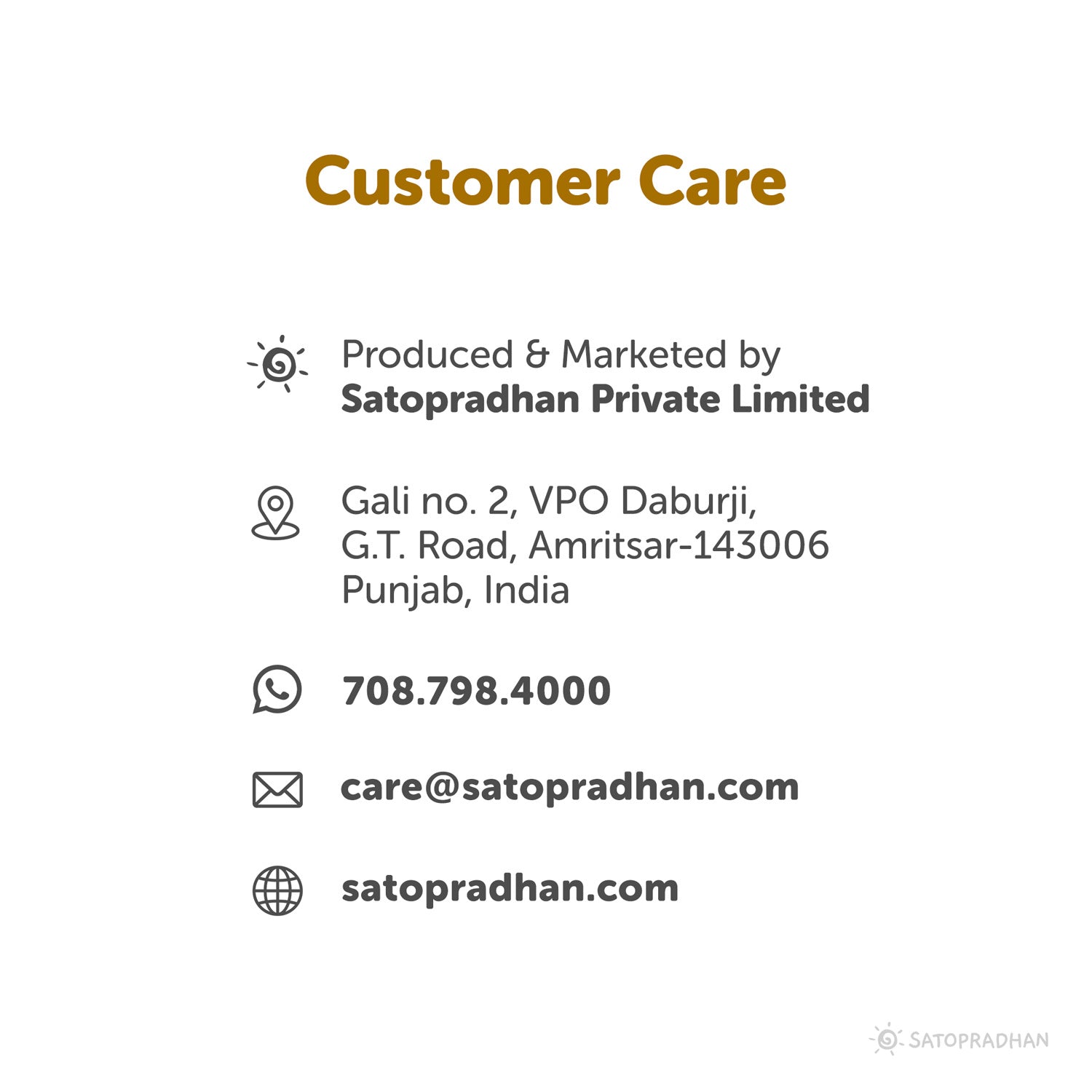 customer care