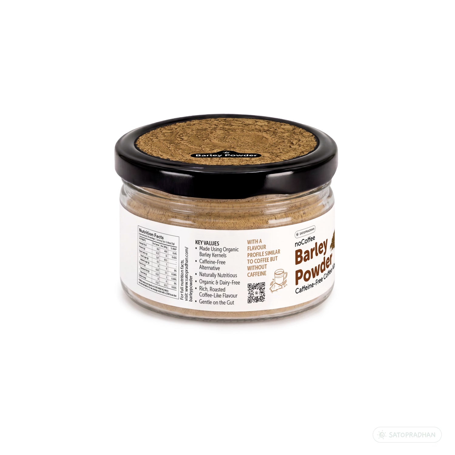 Barley Powder Left Label