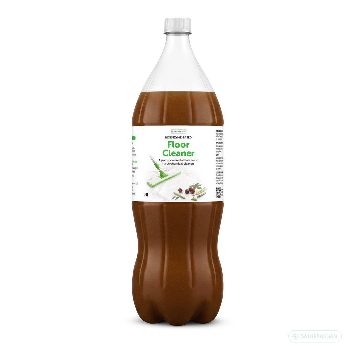 Eco Friendly Floor Cleaner 750ml & 1.9L - Herbal Bio Enzyme Floor Cleaner - Organic, Non-Toxic & Pet-Friendly - Eco Floor Cleaner - Plant-Based Surface Cleaner
