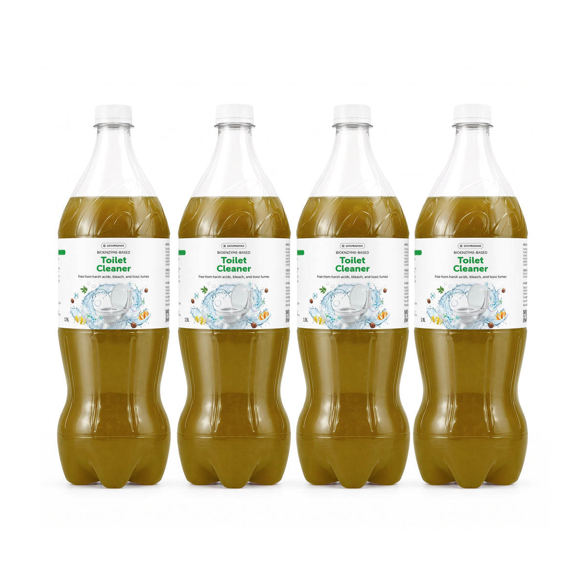 Bio-Enzyme Toilet Cleaner Bundle (4 × 1.9 L)