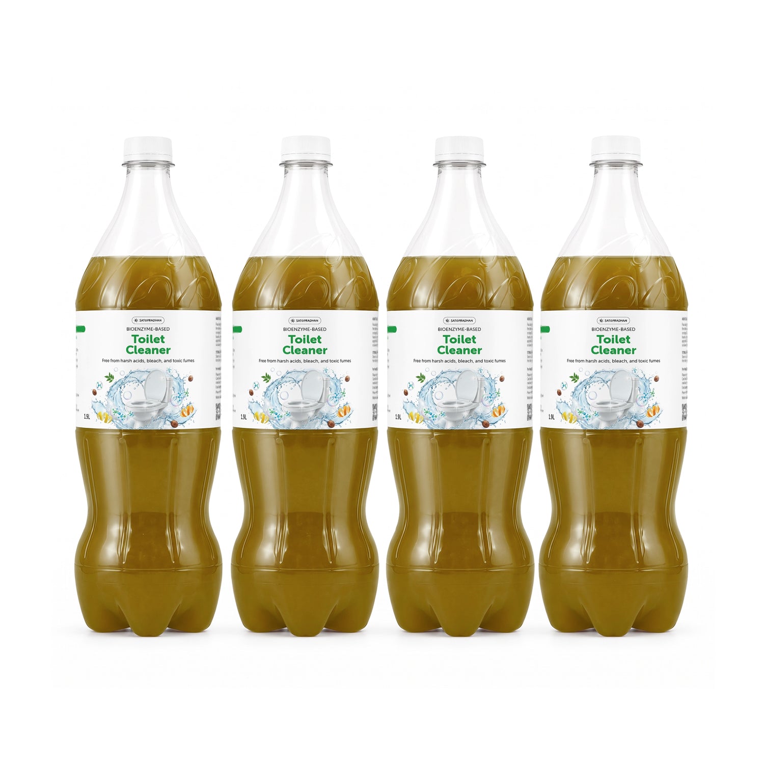 Bio-Enzyme Toilet Cleaner Bundle (4 × 1.9 L)