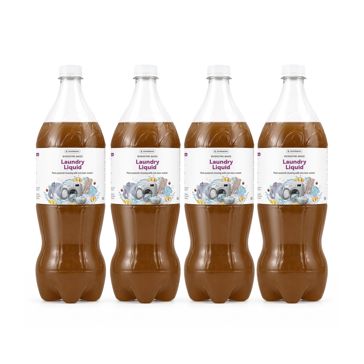 Bio-Enzyme Laundry Wash Bundle (4 × 1.9 L)