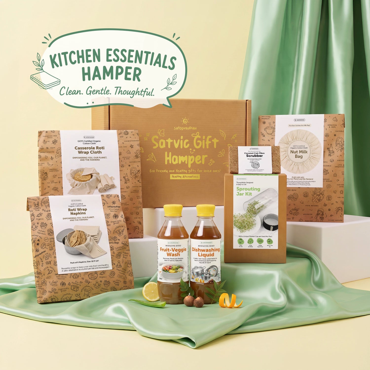 Kitchen Essentials Hamper - Healthy & Sustainable Kitchen Alternatives