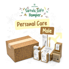 Natural Personal Care Gift Pack For Men | Made With Plant-Based & Plastic-free Products | Sustainable & Earth-Friendly Body Care Hamper