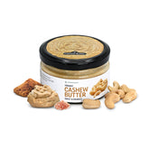 Pure Cashew Nut Butter  200g -  Organic, Mildly Sweetened, Smooth & Crunchy - No Refined Sugar, Gluten-Free, Vegan, Keto Friendly