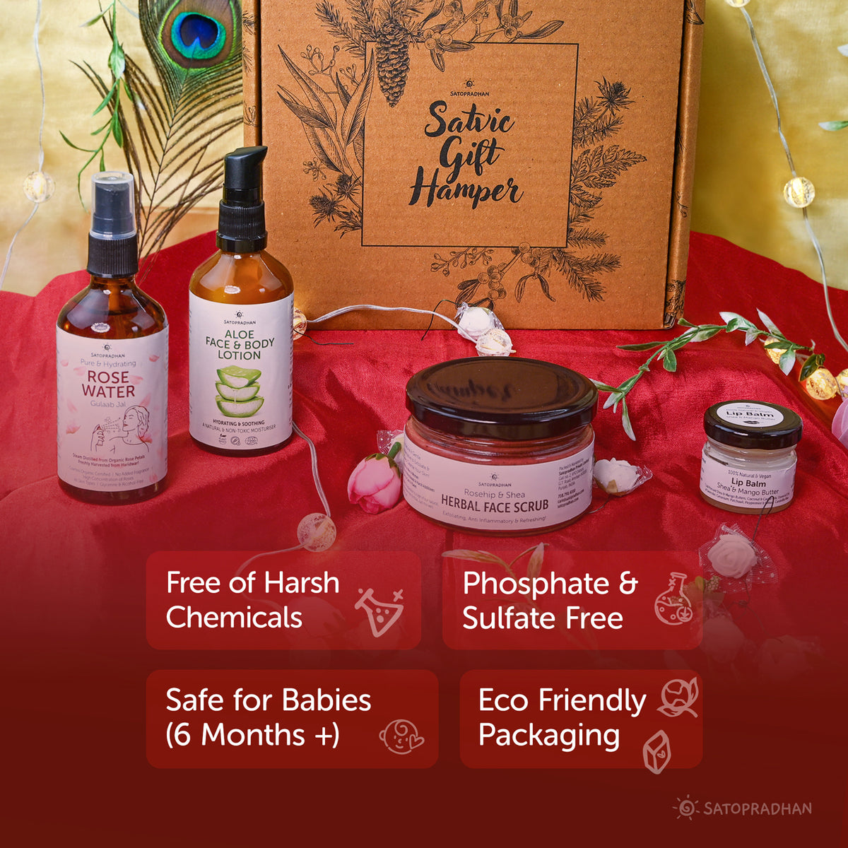 Natural Skin Care Gift Hamper | Pure, Authentic & Vegan Gift Hamper | Hydrates and Nourishes Your Skin