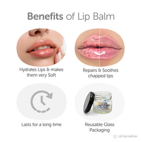 Using lip balm helps not only in repair but moisturizing the lips, and also lasts for a longer time 