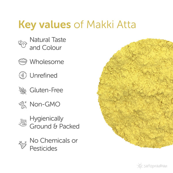 natural taste and color, wholesome, unrefined, gluten free, non gmo, hygienically ground and packed, no chemicals and pesticides