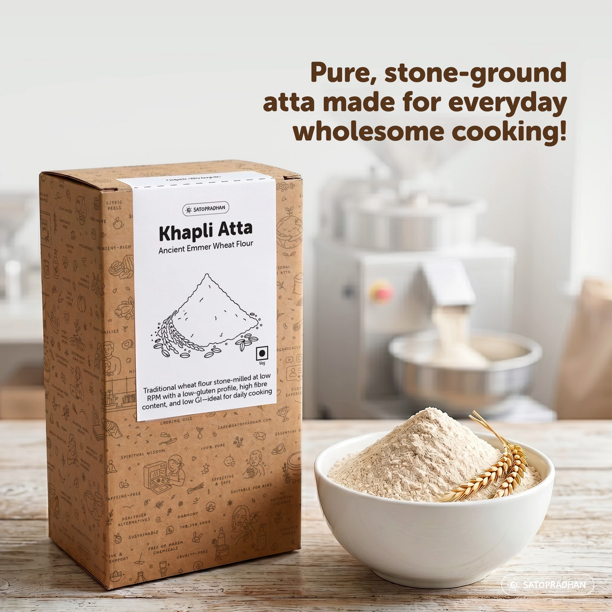 Pure Stone ground atta