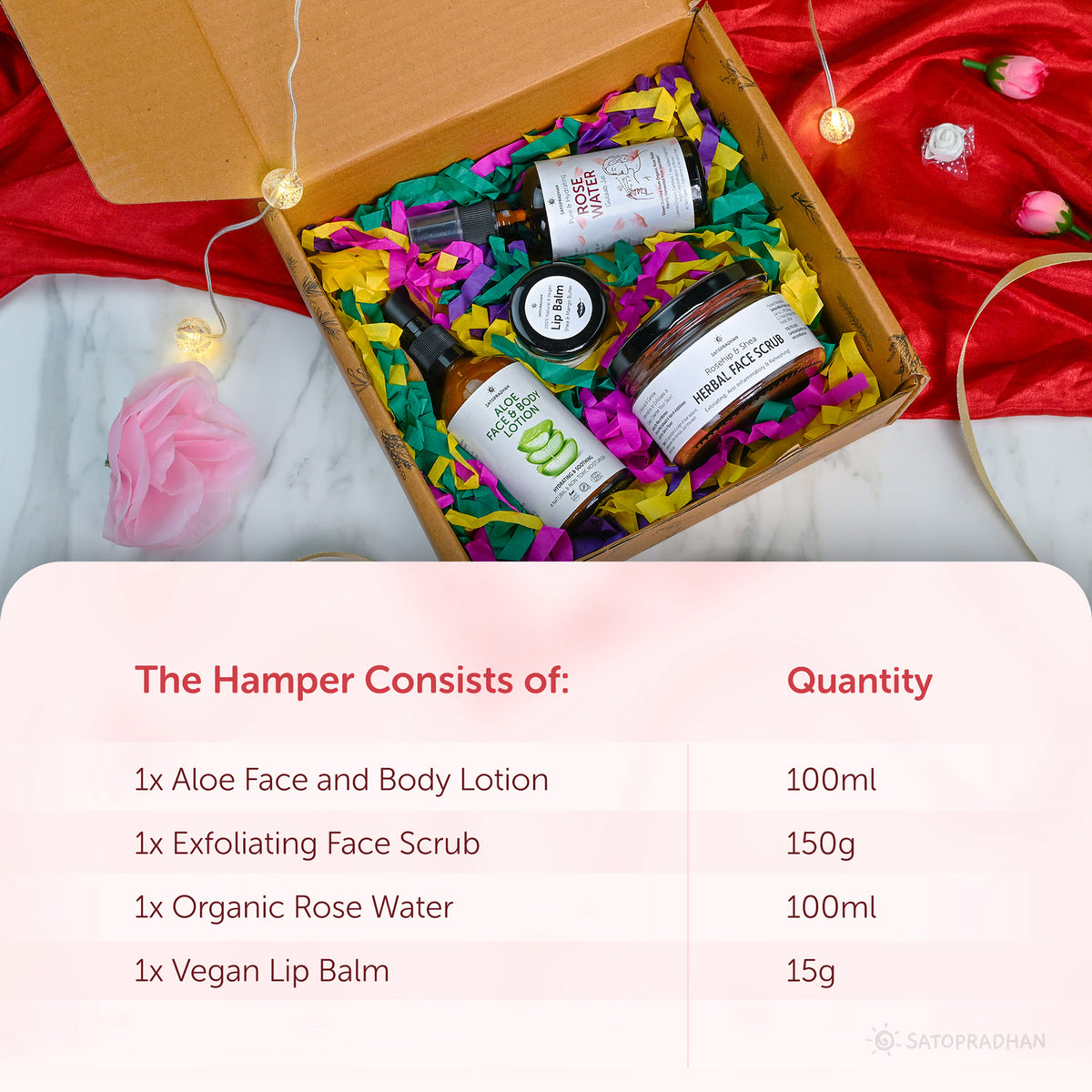 Natural Skin Care Gift Hamper | Pure, Authentic & Vegan Gift Hamper | Hydrates and Nourishes Your Skin