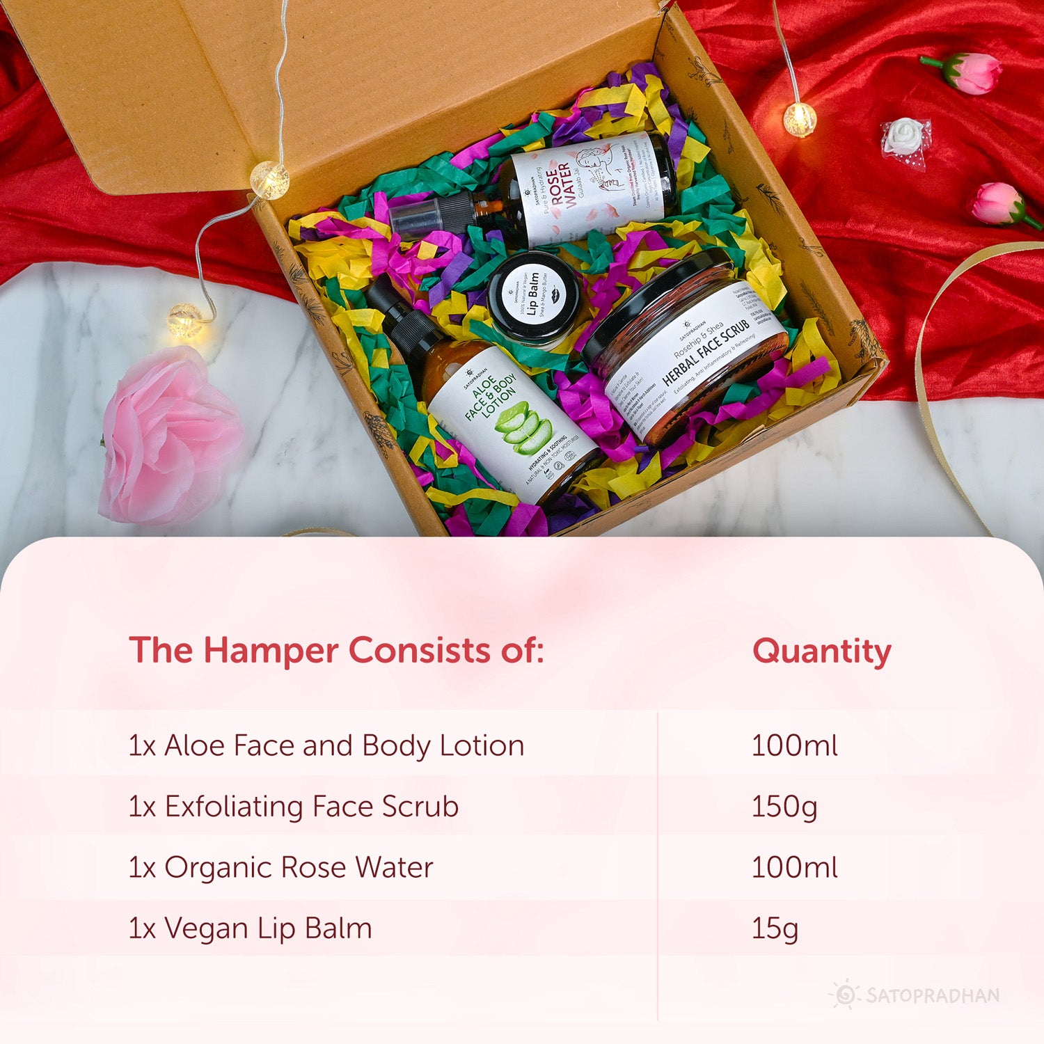 Natural Skin Care Gift Hamper | Pure, Authentic & Vegan Gift Hamper | Hydrates and Nourishes Your Skin