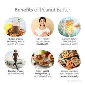 Natural Peanut Butter Creamy Unsweetened - 500g | All Natural, Gluten-Free & Vegan | Ghungroo/Java Peanuts | No Hydrogenated Soyabean Oil or Refined Sugar | Plant-Based Protein & Healthy Fats