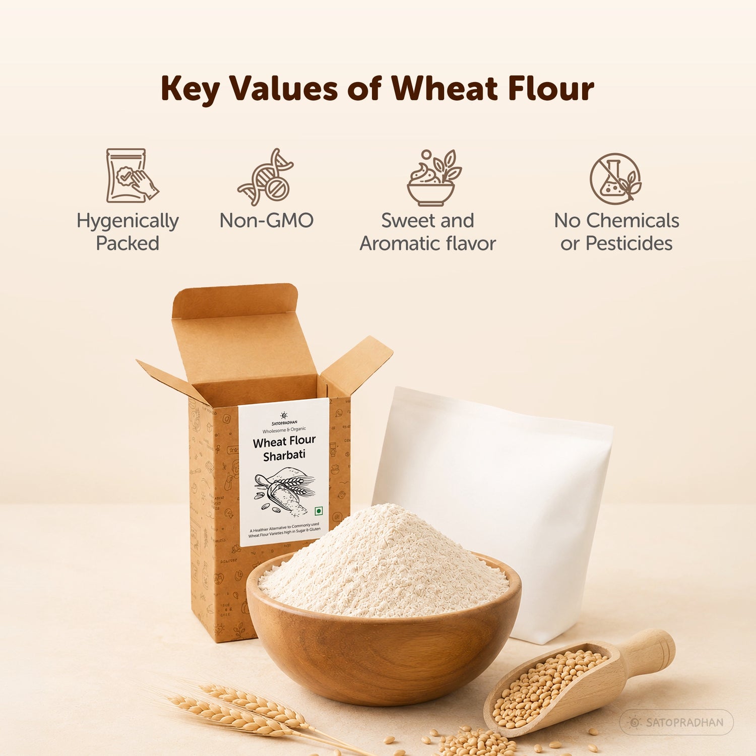 Key Values of Wheat Flour Sharbati