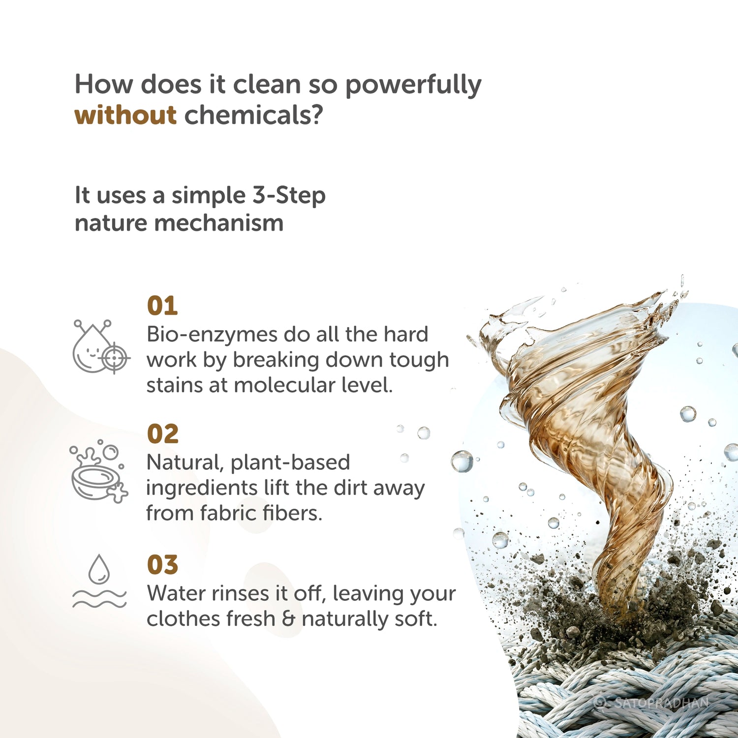 Bioenzyme Laundry Detergent Liquid  750ml/1.9L – Natural, Plant-Based & Eco-Friendly