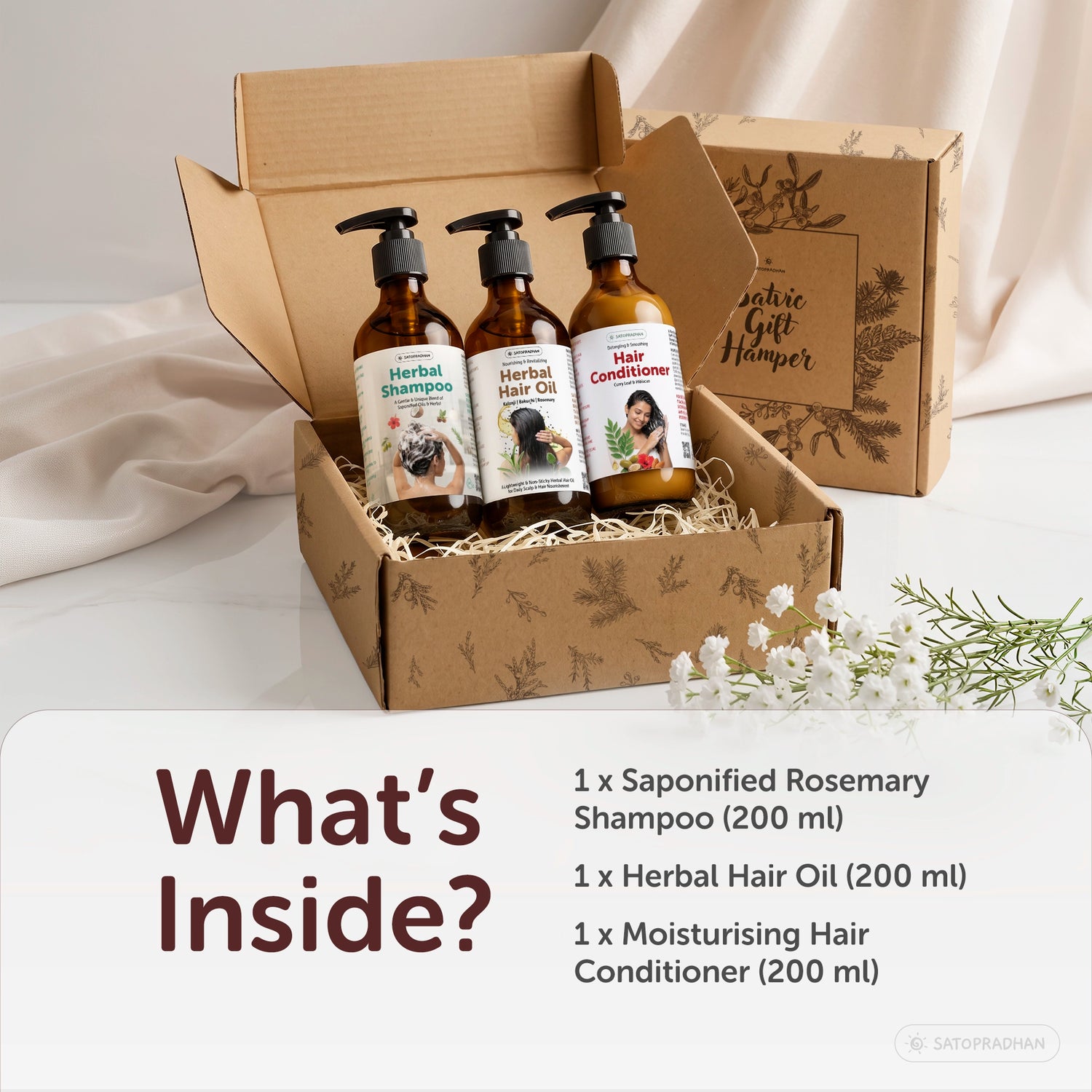 Premium Hair Care Gift Hamper | Natural & Herbal Hair Care Gift Set