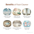 Eco-friendly floor cleaner, 750ml and 1.9L, made with herbal bio enzymes, organic, non-toxic, pet-friendly, and plant-based surface cleaner for safe home cleaning