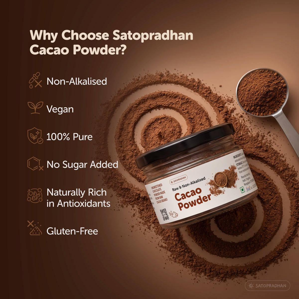 Why Choose Satopradhan Organic Cacao Powder | Benefits of Choosing Satopradhan Organic Cacao Powder