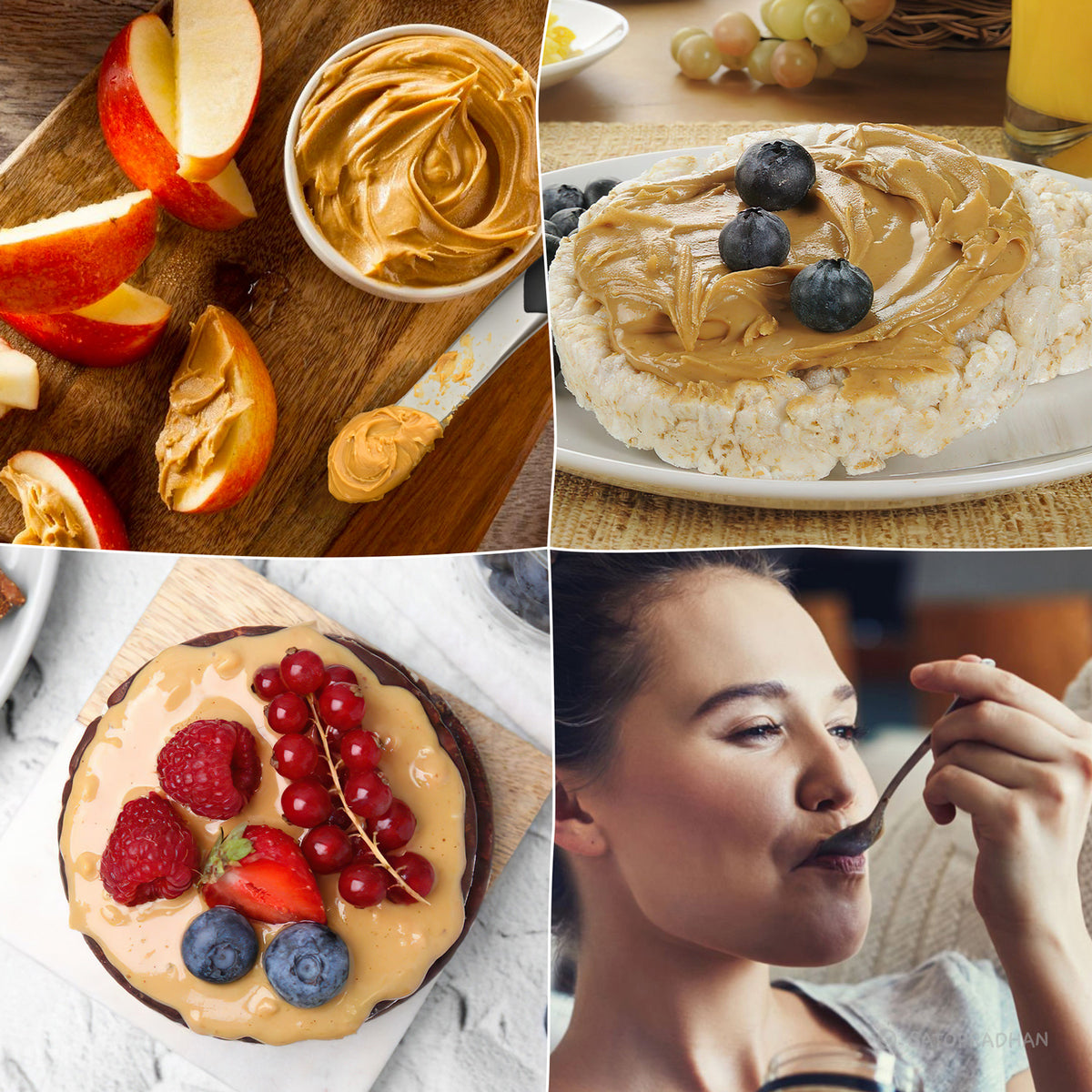 Unsweetened Peanut Butter 500g - Creamy - All Natural, Gluten-Free & Vegan - No Hydrogenated Soybean Oil or Refined Sugar - Unsalted Peanut Butter