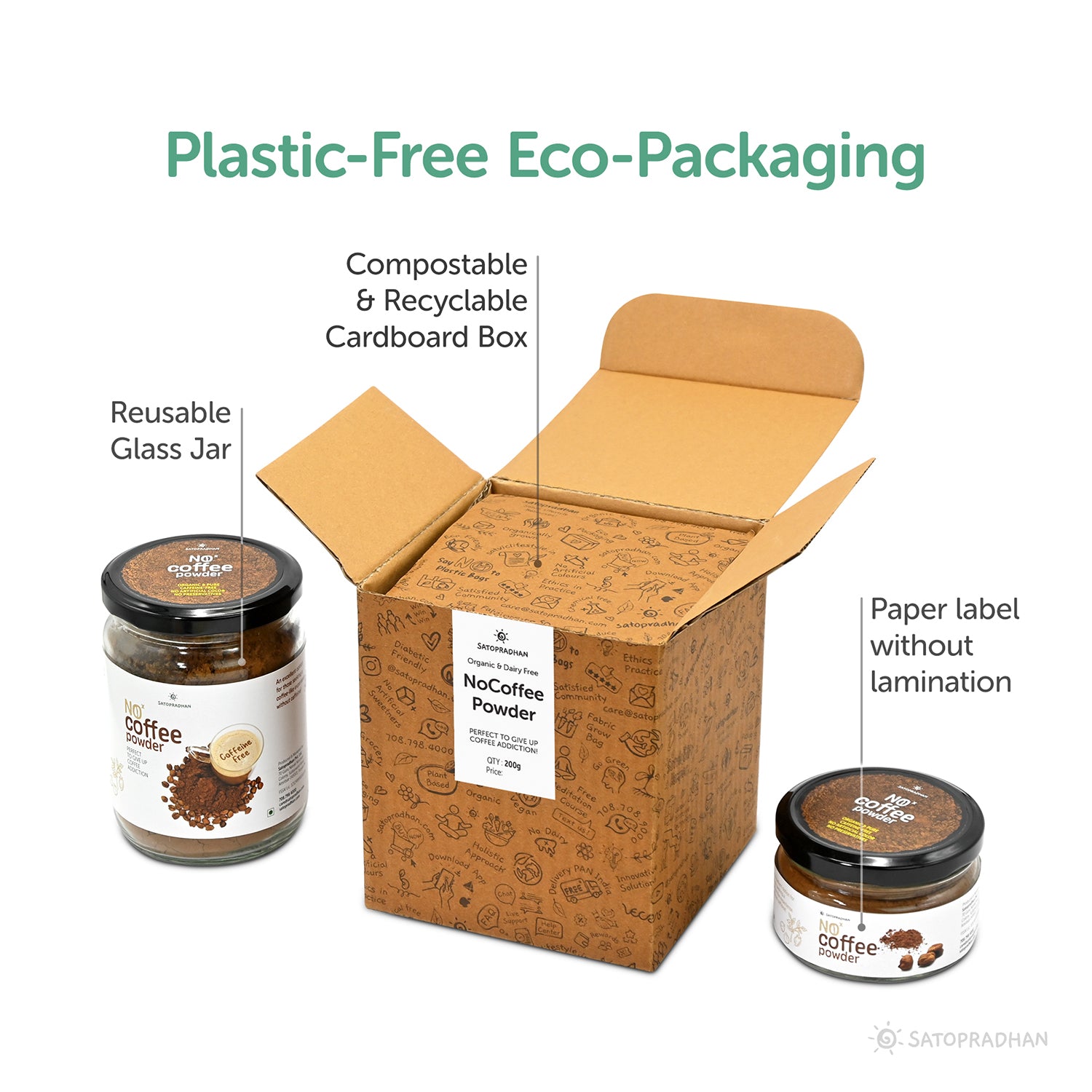 eco friendly coffee powder