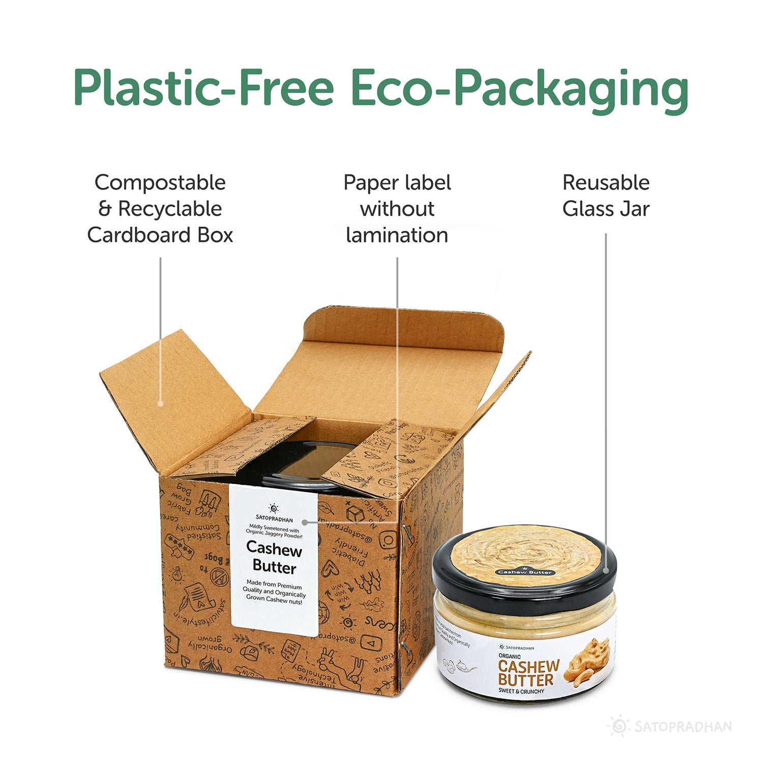 Plastic free eco friendly packaging