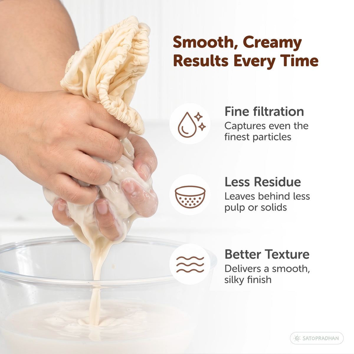 Smooth creamy results every time