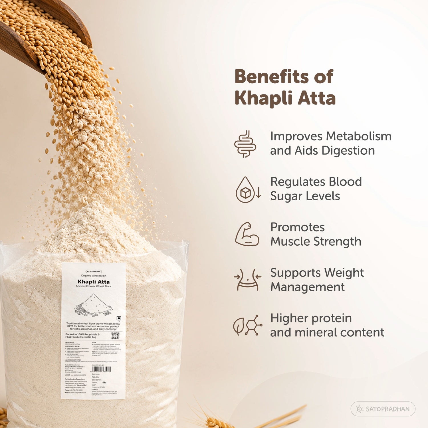Benefits of Khapli Atta