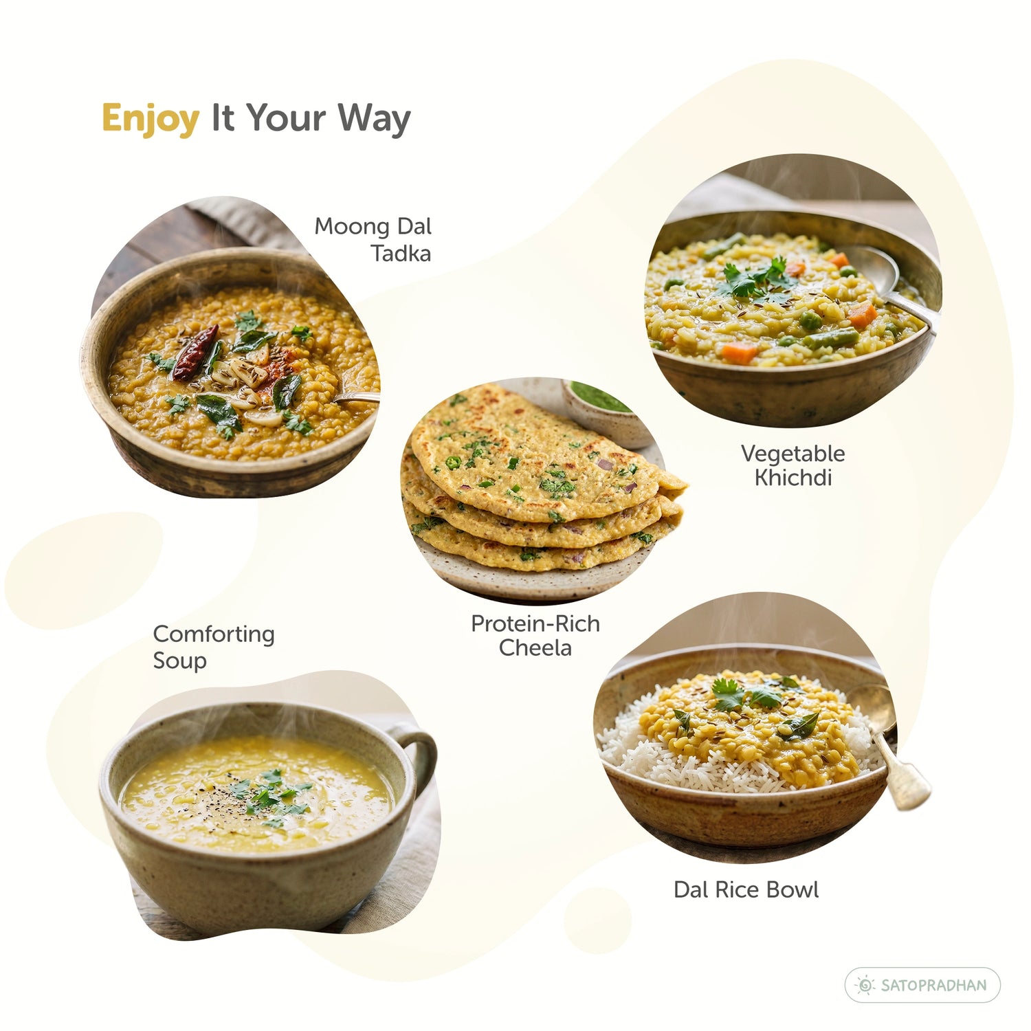 Yellow Moong Dal (Dhuli) 800g – Organic, Unpolished, Chemical-Free - Premium Quality Split Moong Dal
