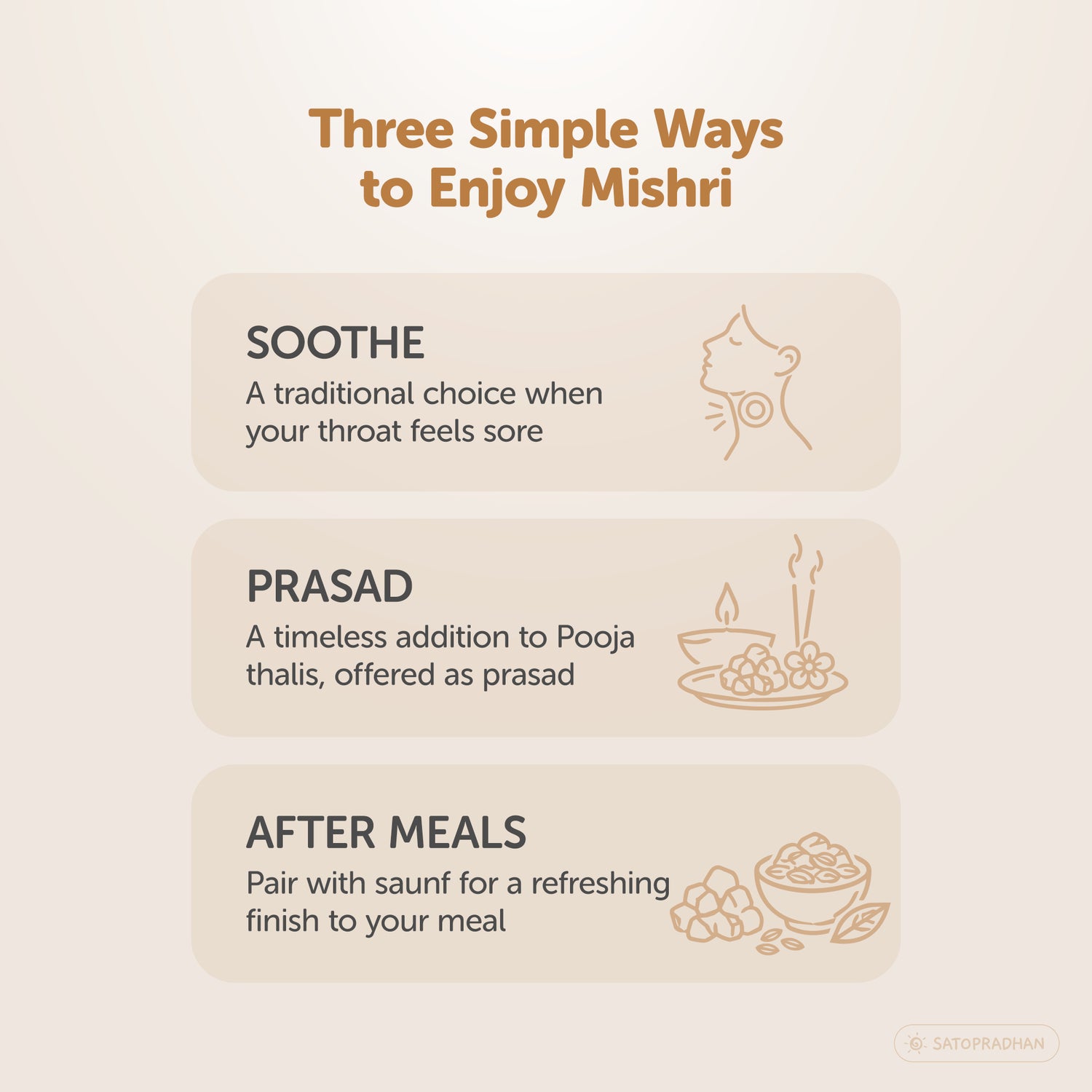 Brown Dhaga Mishri Chunks 150g – Rock Sugar Crystals - Unrefined, Chemical-Free Sweetener