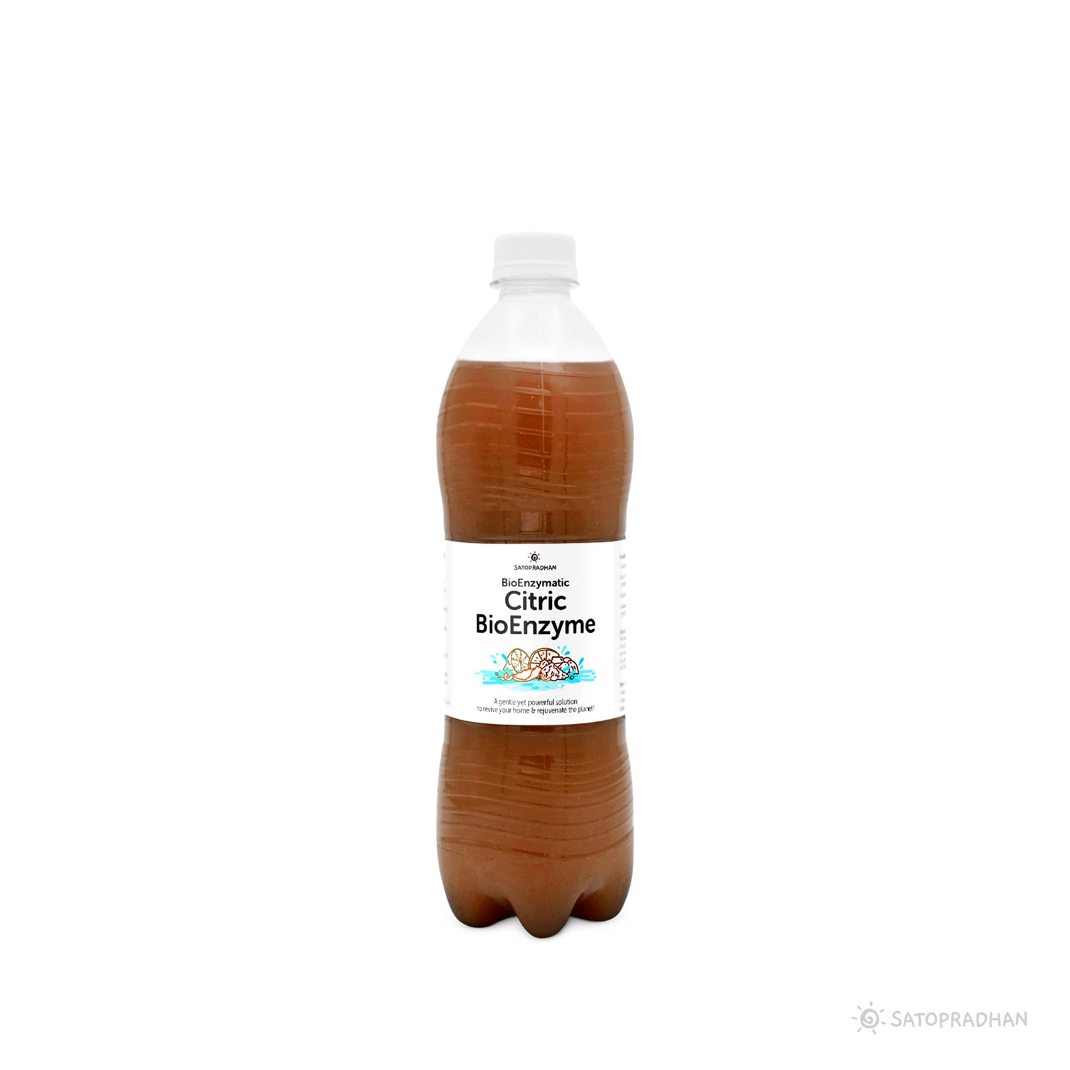 Plain Citric Bio Enzyme 750ml & 1.9L - Multipurpose organic, non-toxic cleaner for surfaces and glass, environmentally friendly disinfectant